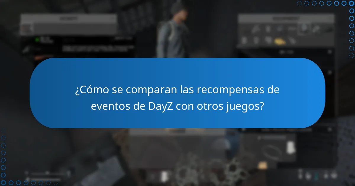 ¿Cuál es la retroalimentación de la comunidad sobre las recompensas de eventos de DayZ?