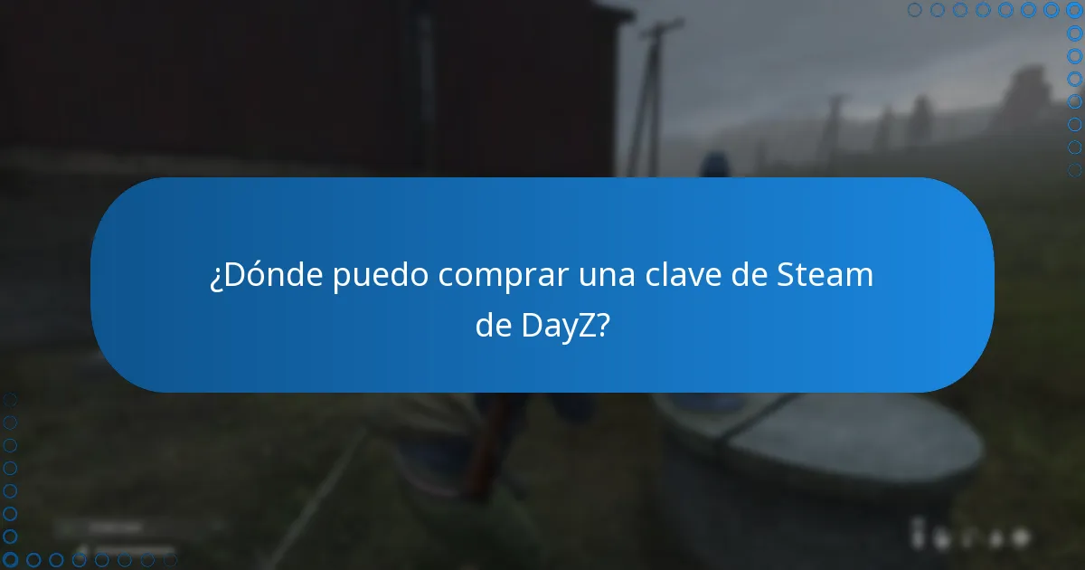 ¿Cómo se compara la clave de Steam de DayZ con otras plataformas?